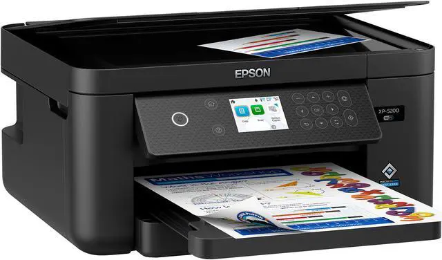 Alt view image 3 of 12 - Epson Expression Home XP-5200 All-in-One Printer