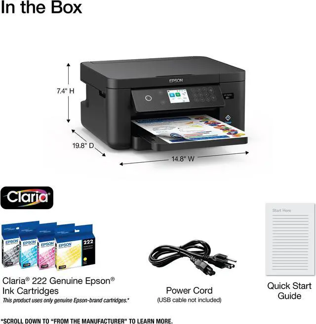 Alt view image 12 of 12 - Epson Expression Home XP-5200 All-in-One Printer