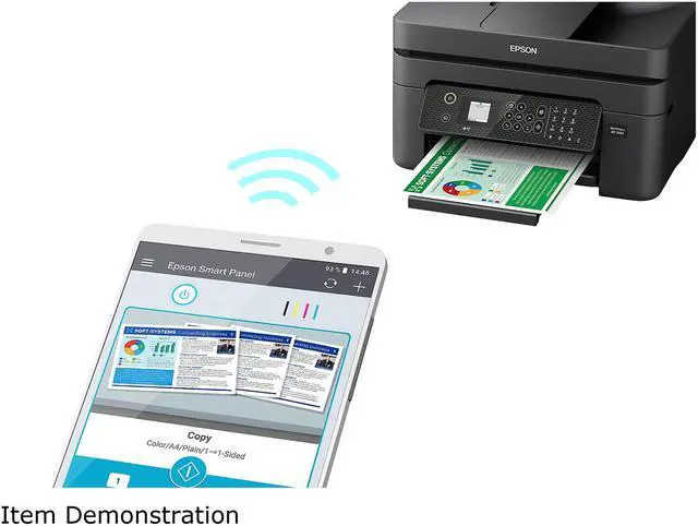 Alt view image 9 of 13 - Epson WorkForce WF-2930 Wireless All-in-One Printer
