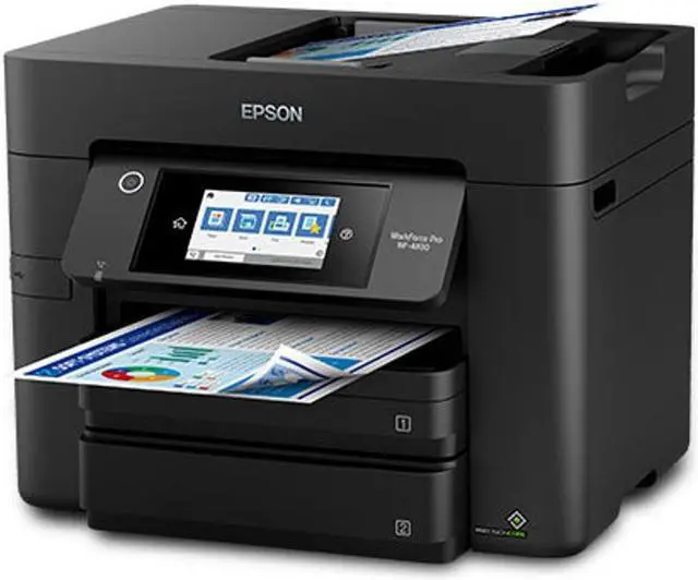Alt view image 4 of 9 - Epson WorkForce Pro WF-4830 Wireless All-in-One Printer - Refurbished 1-Year Limited Warranty