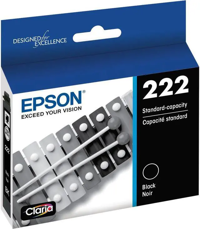 Main image of Epson Claria T222 Standard Capacity Black Ink Cartridge - Black  T222120-S