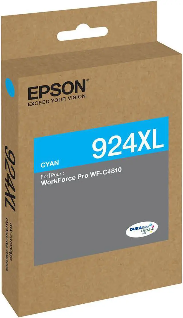 Main image of Epson 924xl Original High Yield Inkjet Ink Cartridge - Cyan  T924XL220