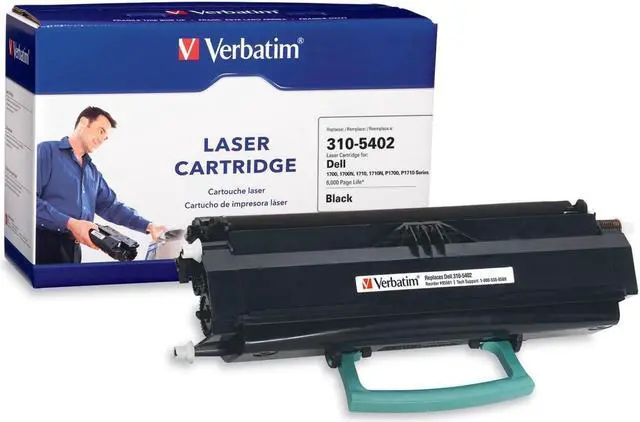 Main image of Verbatim 95501 Black Replacement Laser Cartridge for Dell 1700 Series