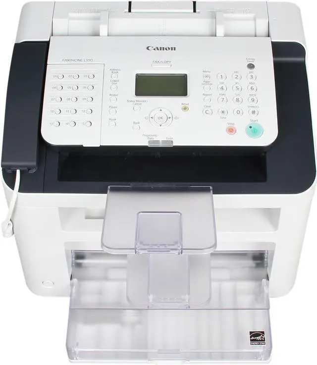 Alt view image 5 of 8 - Canon FAXPHONE L100 (5258B001AA) 33.6Kbps Monochrome Laser Fax Machine