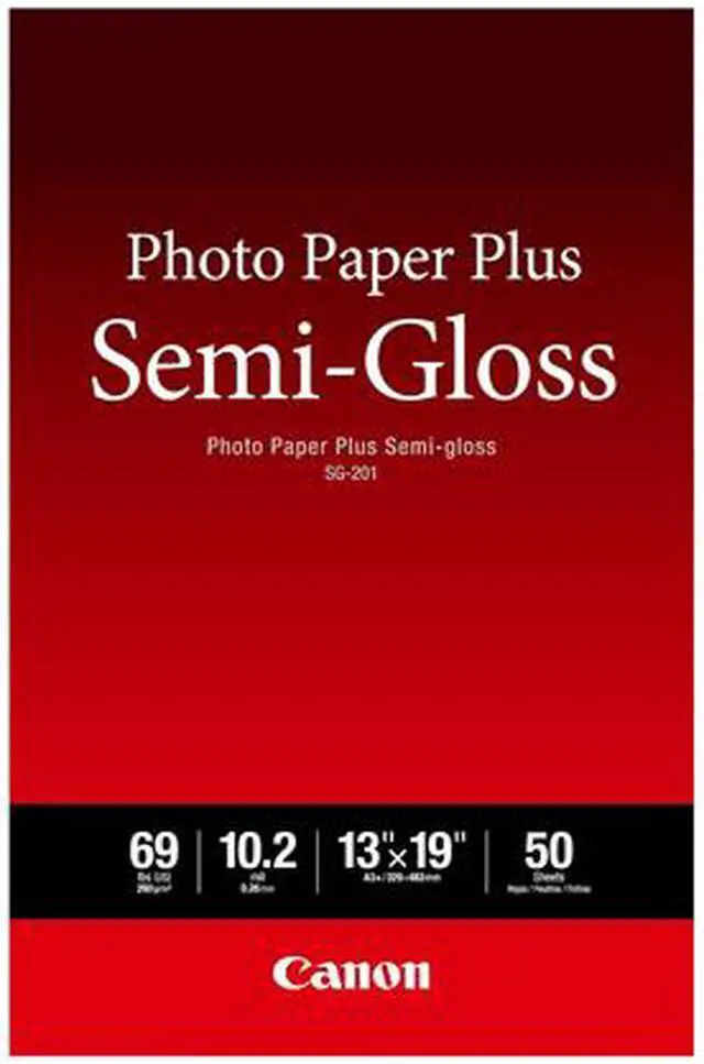 Main image of Canon SG-201 Photo Paper (1686B064) Plus Semi-Gloss, 13"X19", 50 Sheets/Pack