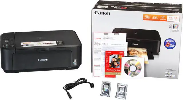 Alt view image 9 of 9 - Canon PIXMA MG2220 w/ PP-201 ESAT: 8.4 ipm Black Print Speed 4800 x 1200 dpi Color Print Quality USB InkJet MFP Color Printer