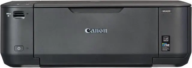 Alt view image 2 of 9 - Canon PIXMA MG4220 ESAT: 9.9 ipm Black Print Speed 4800 x 1200 dpi Color Print Quality USB / Wi-Fi InkJet MFP Color Printer