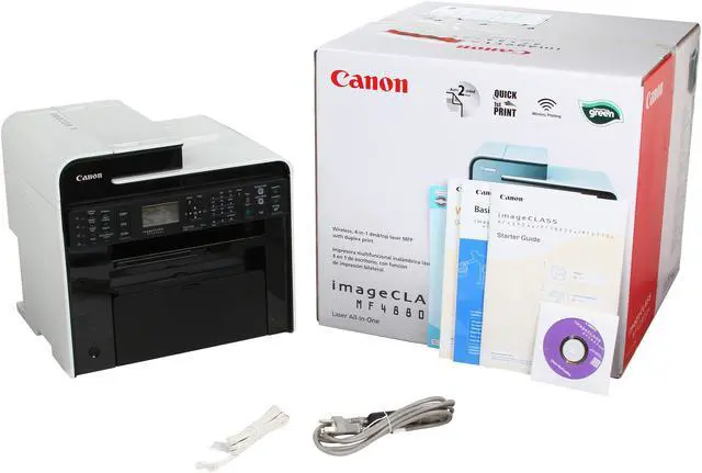 Alt view image 9 of 9 - Canon imageCLASS MF4880dw Wireless Monochrome Multifunction Laser Printer