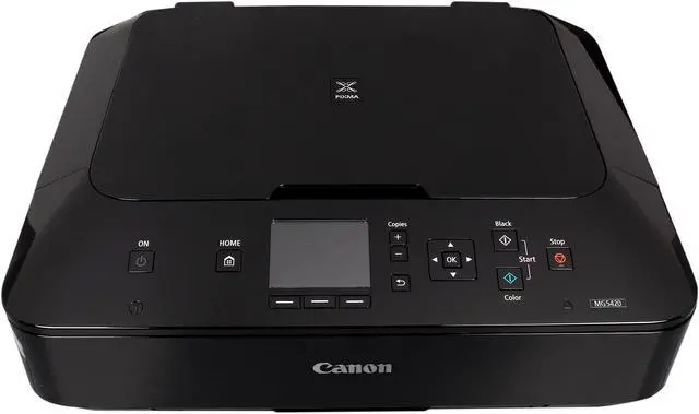 Alt view image 4 of 9 - Canon PIXMA MG5420 (Black) Wireless Color Multifunction Inkjet Printer