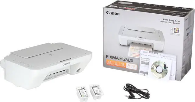 Alt view image 8 of 8 - Canon PIXMA MG2420 Color Inkjet All-In-One Printer