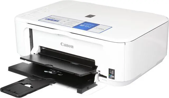 Alt view image 2 of 8 - Canon PIXMA MG3520 Wireless Photo All-in-One Inkjet Printer, White