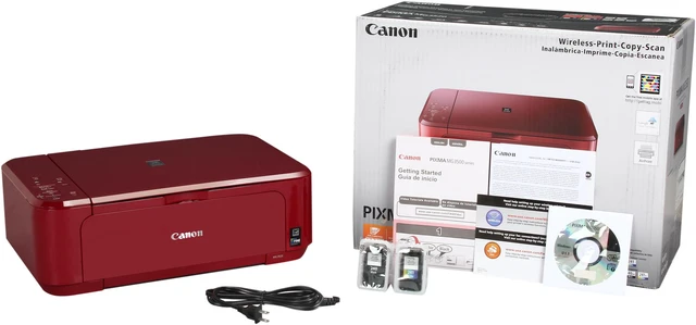 Canon MG3520 (Red) Wireless Color Inkjet Printer - Newegg.com