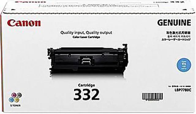 Alt view image 3 of 3 - Canon 332 Toner Cartridge - Cyan