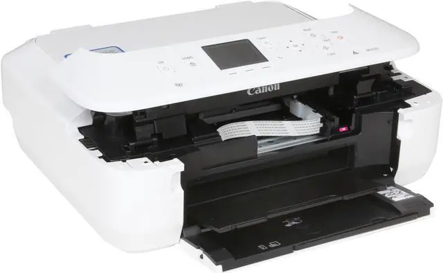 Alt view image 3 of 7 - Canon PIXMA MG5520 (White) Wireless Color Multifunction Inkjet Printer