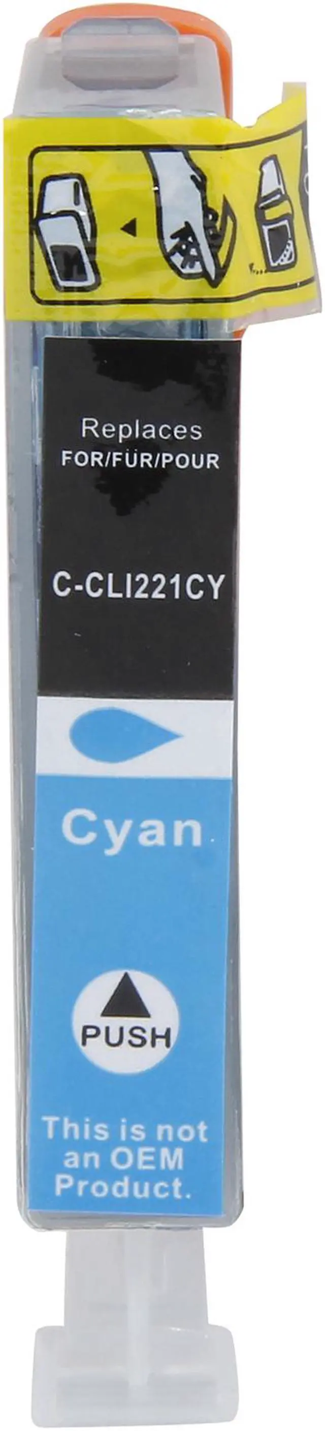 Alt view image 3 of 5 - Green Project Compatible Ink Cartridge Replacement for Canon PGI220 & CLI221 (4 PGI220 & 2 Black, 2 Cyan, 2 Magenta, 2 Yellow CLI221) 12 Pack