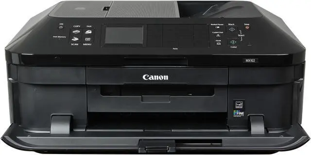 Alt view image 3 of 9 - Canon PIXMA MX922 9600 x 2400 dpi USB/Wireless All-in-one InkJet Color Printer