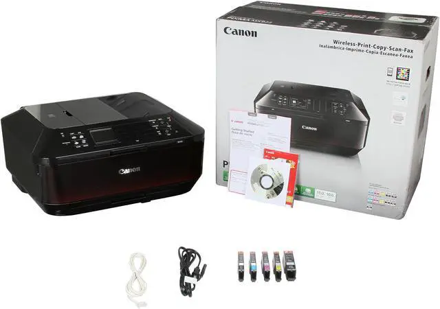 Alt view image 9 of 9 - Canon PIXMA MX922 9600 x 2400 dpi USB/Wireless All-in-one InkJet Color Printer