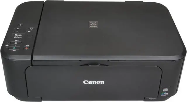 Alt view image 5 of 11 - Canon PIXMA MG3520 Wireless Photo All-in-One Inkjet Printer, Black