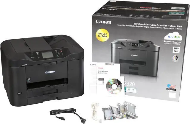 Alt view image 11 of 11 - Canon Maxify MB2320 Small Office/Home Office Inkjet Printer