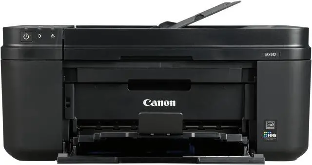 Alt view image 3 of 8 - Canon PIXMA MX492 Wireless Inkjet Office All-in-One Printer