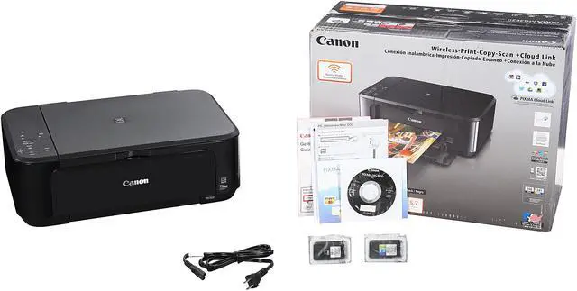 Alt view image 10 of 10 - Canon PIXMA MG3620 Wireless All-in-One Inkjet Printer (Black)
