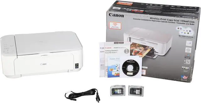 Alt view image 10 of 10 - Canon PIXMA MG3620 Wireless Inkjet All-In-One Printer, White