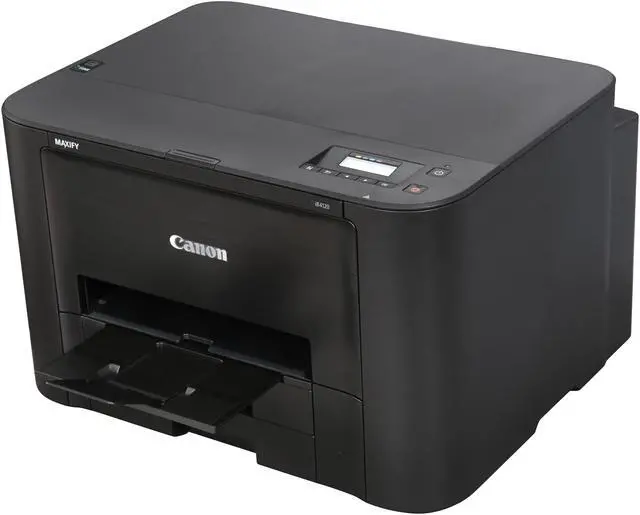 Alt view image 3 of 11 - Canon MAXIFY iB4120 ESAT: 24.0 ipm Black Print Speed 600 x 1200 dpi Color Print Quality Ethernet (RJ-45) / USB / Wi-Fi InkJet Workgroup Color Printer - Inkjet Printers