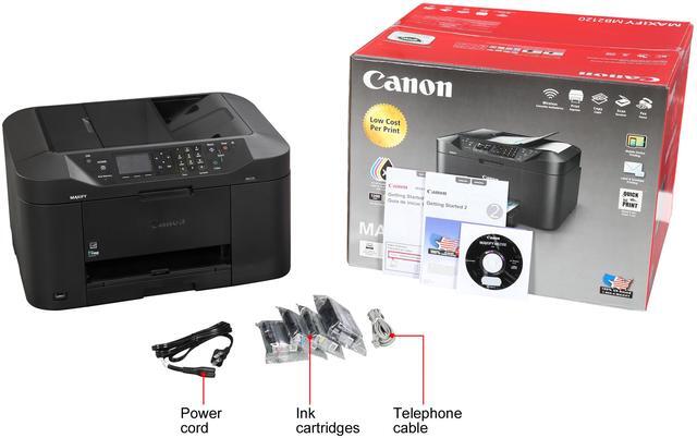 Alt view image 12 of 11 - Canon MAXIFY MB2120 ESAT: 19.0 ipm Black Print Speed 600 x 1200 dpi Color Print Quality USB / Wi-Fi InkJet MFC / All-In-One Color Printer - Inkjet Printers