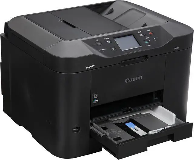 Alt view image 7 of 9 - Canon MAXIFY MB2720 ESAT: 24.0 ipm Black Print Speed 600 x 1200 dpi Color Print Quality Ethernet (RJ-45) / USB / Wi-Fi InkJet MFC / All-In-One Color Printer - Inkjet Printers