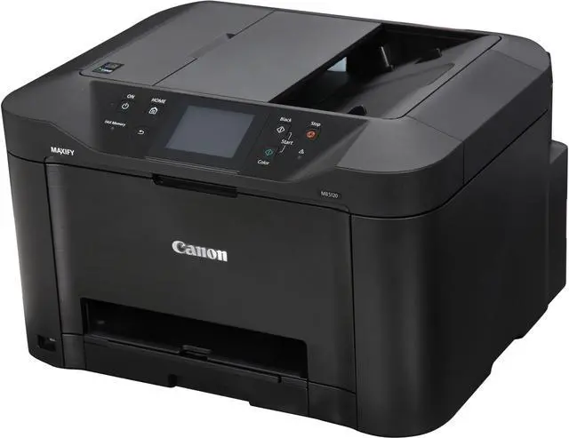 Alt view image 2 of 12 - Canon MAXIFY MB5120 ESAT: 24.0 ipm Black Print Speed 600 x 1200 dpi Color Print Quality Ethernet (RJ-45) / USB / Wi-Fi InkJet MFC / All-In-One Color Printer - Inkjet Printers