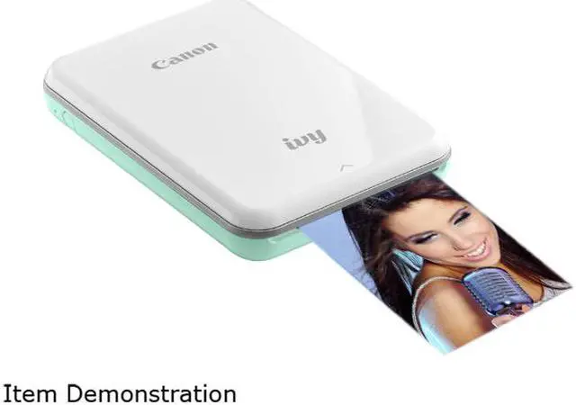 Alt view image 2 of 2 - Canon 3204C002 IVY Mini Mobile Photo Printer (Mint Green)