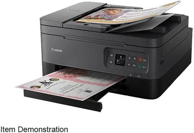 Alt view image 2 of 9 - Canon PIXMA TR7020 Wireless All-In-One Inkjet Printer - Black (4460C003)