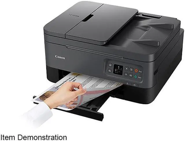 Alt view image 8 of 9 - Canon PIXMA TR7020 Wireless All-In-One Inkjet Printer - Black (4460C003)