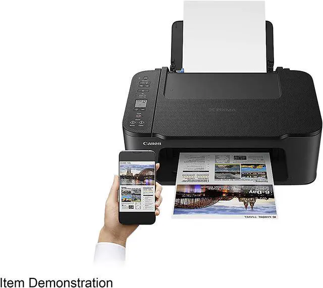 Alt view image 7 of 11 - Canon PIXMA TS3420 Wireless All-In-One Inkjet Printer - Black (4463C003)