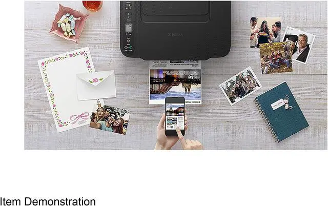 Alt view image 9 of 11 - Canon PIXMA TS3420 Wireless All-In-One Inkjet Printer - Black (4463C003)