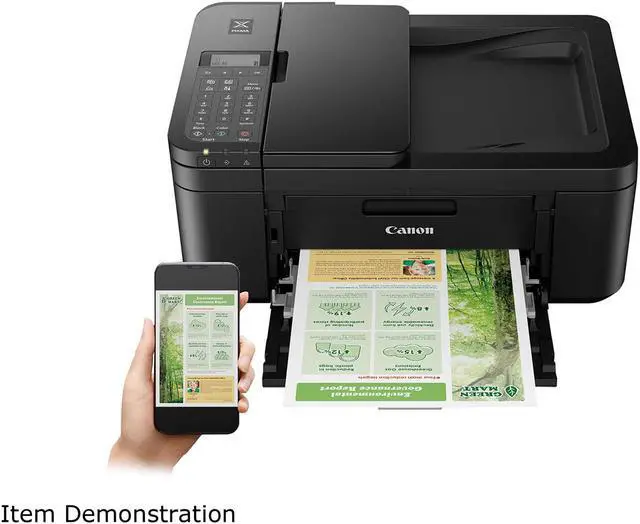 Alt view image 3 of 3 - Canon PIXMA TR4720 Black Wireless All-In-One Printer - Black (5074C003)
