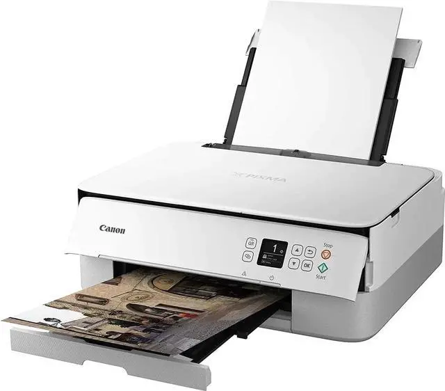 Alt view image 3 of 4 - Canon PIXMA TS5320a Wireless Inkjet All-In-One Printer - White