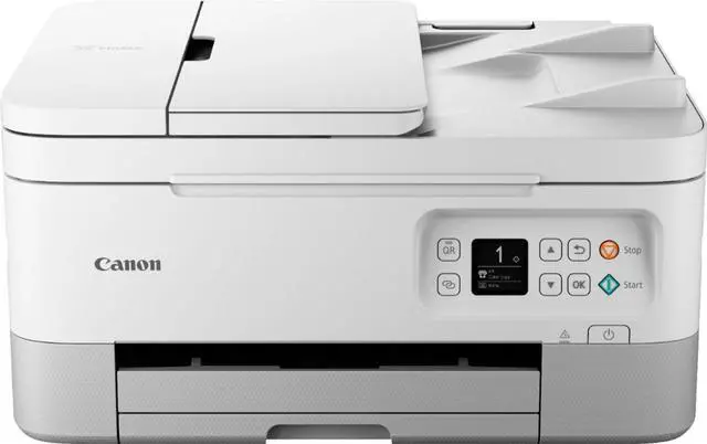 Main image of Canon PIXMA TR7020A Wireless Inkjet All-In-One Printer - White 4460C073
