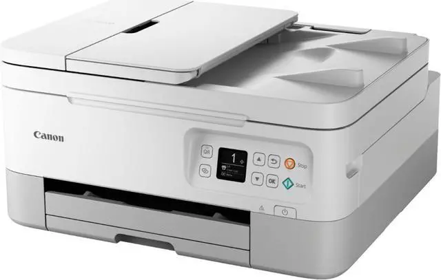 Alt view image 2 of 3 - Canon PIXMA TR7020A Wireless Inkjet All-In-One Printer - White 4460C073