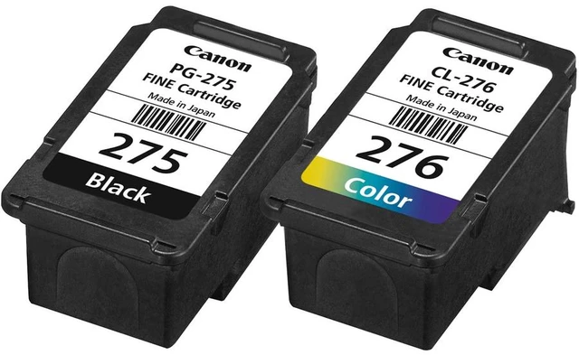 Main image of Canon PG275CL276VP Original Inkjet Ink Cartridge - Multicolor - Black/Color - 5.6 mL Black, 6.2 mL Color - PG275CL276VP