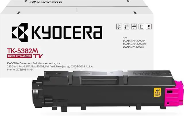 Main image of Kyocera TK-5382M Magenta Toner Cartridge for ECOSYS MA4000cifx / MA4000cix / PA4000cx Model Laser Printers - 1T02Z0BUS0