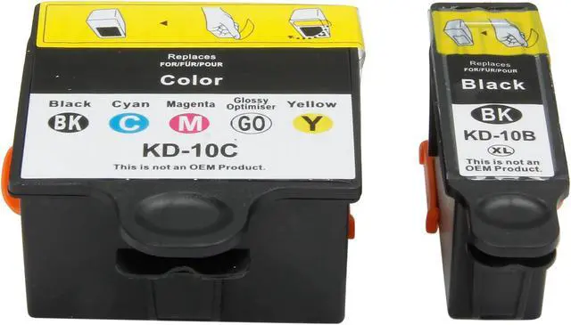 Alt view image 3 of 3 - Green Project Compatible Ink Cartridge Replacement for Kodak ( 2pc. Kodak 10BK , 1pc. Kodak 10C) 3 Pack