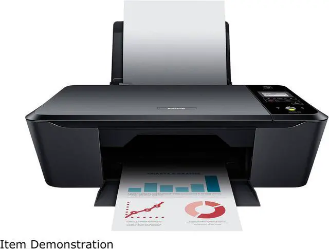 Alt view image 5 of 12 - Kodak Verite 55 All-In-One Inkjet Wireless Printer w/ One Touch Printing and Scanning, Full Color and Full Black Ink Included