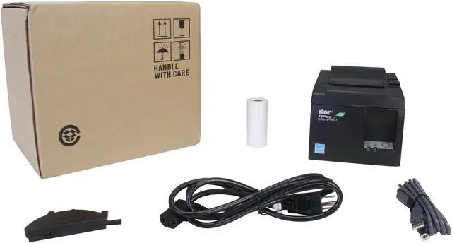 Alt view image 6 of 6 - Star Micronics TSP143ECO 39464010 Direct Thermal Receipt Printer (Gray) – Auto-Cutter, USB Interface