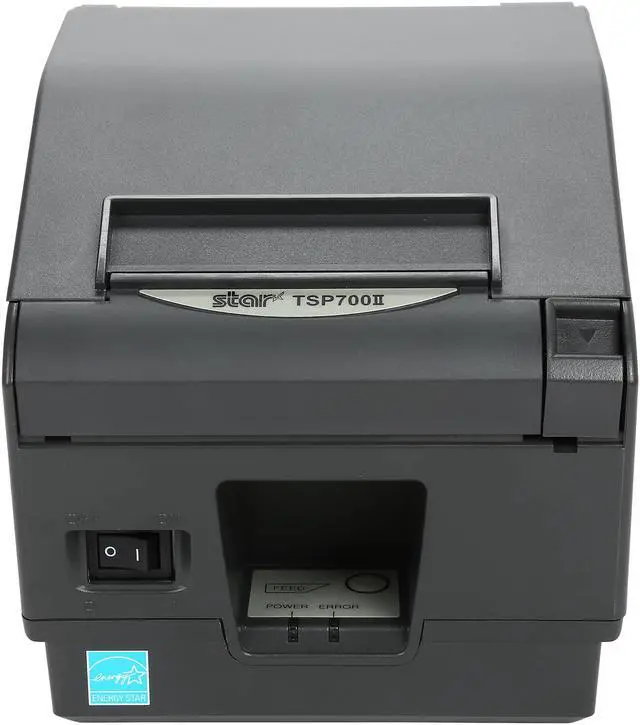 Alt view image 2 of 7 - Star Micronics 39442210 TSP700 Series Direct Thermal Receipt Printer, Parallel - Gray - TSP743IIC-24GRY