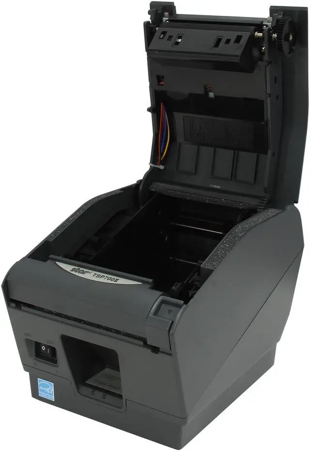 Alt view image 6 of 7 - Star Micronics 37999950 TSP700II Series Direct Thermal Receipt Printer - Gray - TSP743IIL-24 GRY
