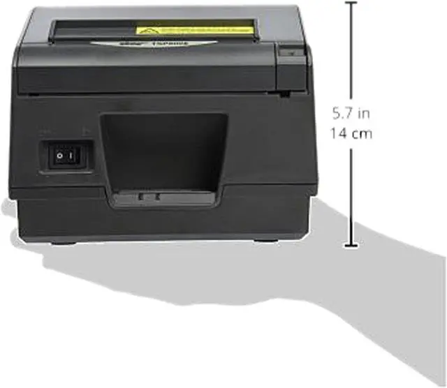 Alt view image 4 of 4 - Star Micronics 37962300 TSP800IIRx Series Direct Thermal Receipt Printer for Healthcare - Gray - TSP847IIU GRY RX-US