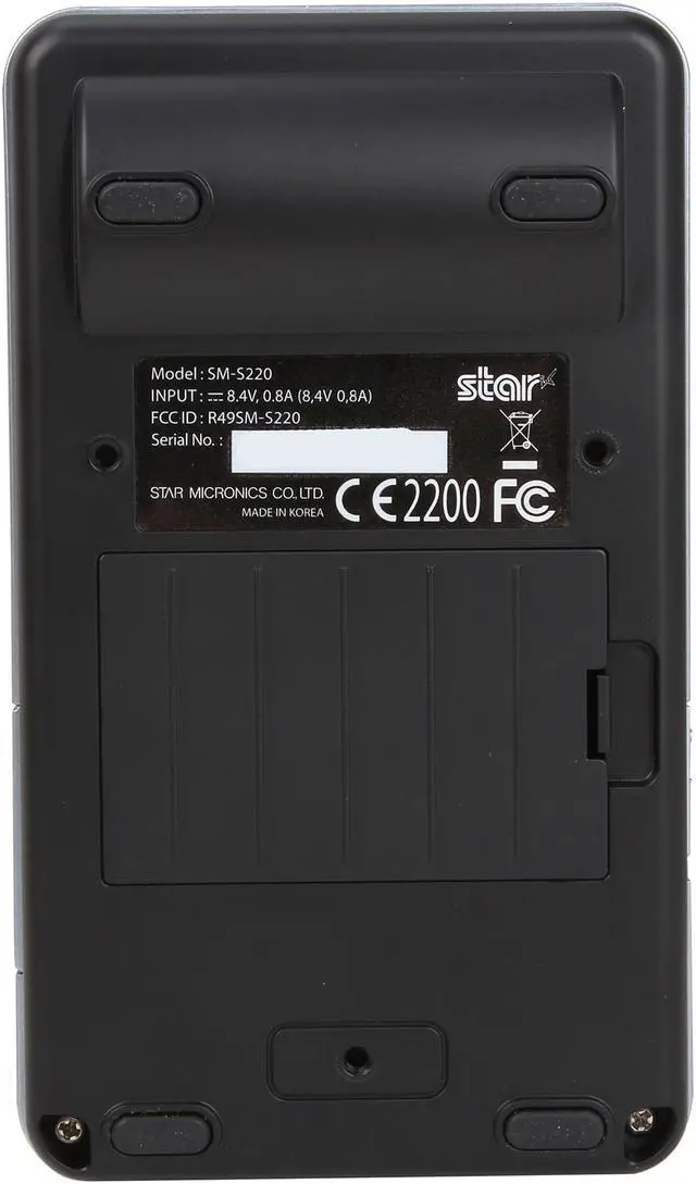 Alt view image 4 of 9 - Star Micronics SM-S220i (39630810) Portable Thermal Printer (Black) - 2" Tear Bar, Bluetooth