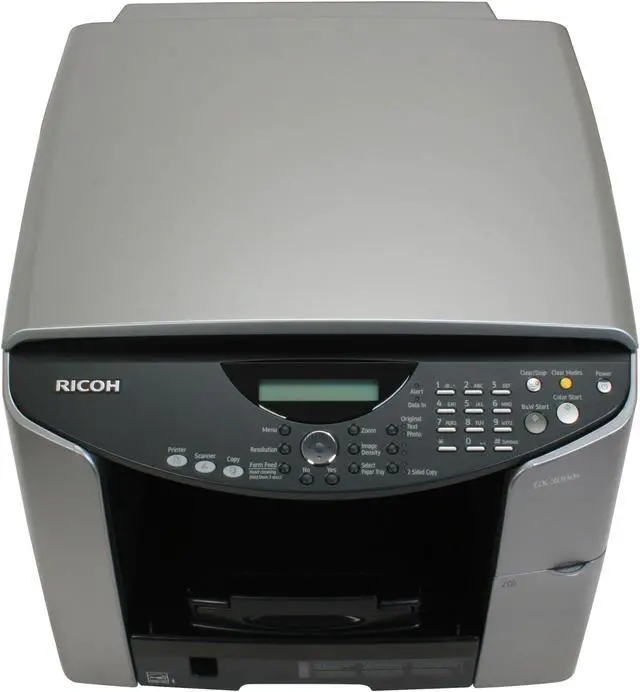 Alt view image 10 of 18 - RICOH GX3000S Up to 29 ppm GelSprinter InkJet MFC / All-In-One Color Printer