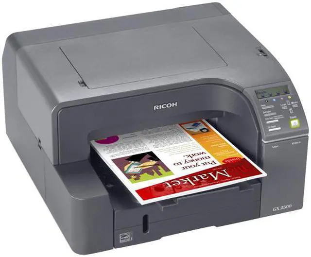 Alt view image 4 of 5 - RICOH GX2500 Up to 28 ppm GelSprinter InkJet MFC / All-In-One Color Printer